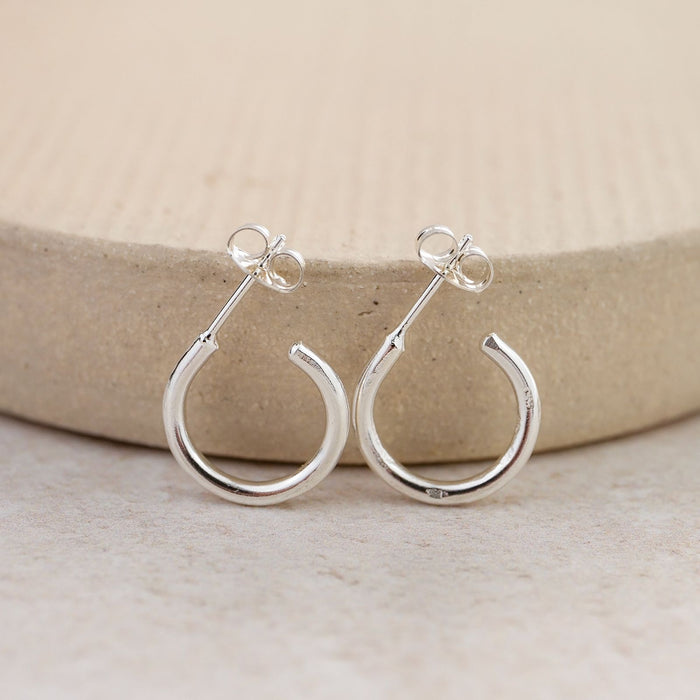 Sterling Silver Hoop Earrings - Mini