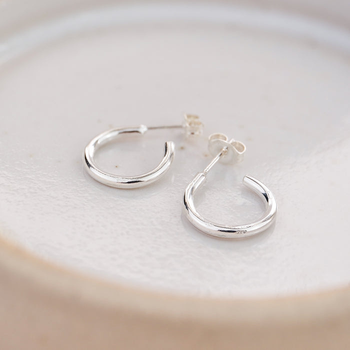 Sterling Silver Hoop Earrings - Mini