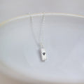 Sterling Silver Ingot Pendant Small