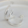 Sterling Silver Lace Hoops - Everyday