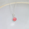 Sterling Silver Large Gemstone Pendant