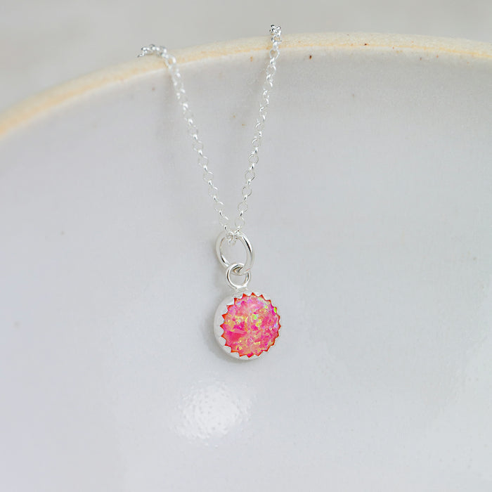 Sterling Silver Large Gemstone Pendant