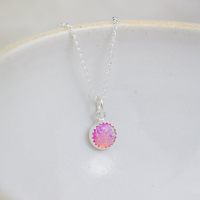 Sterling Silver Large Gemstone Pendant