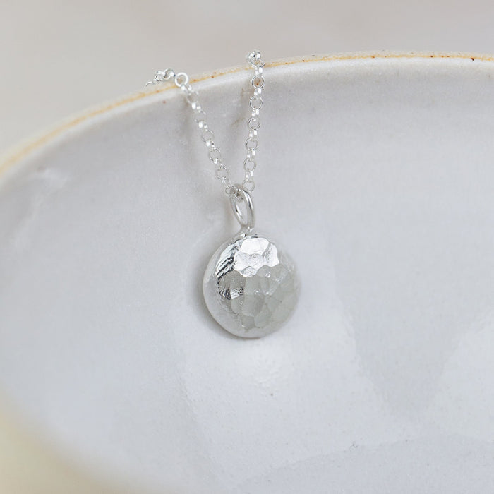 Sterling Silver Large Nugget Pendant