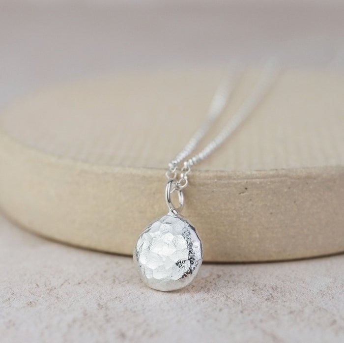 Sterling Silver Large Nugget Pendant