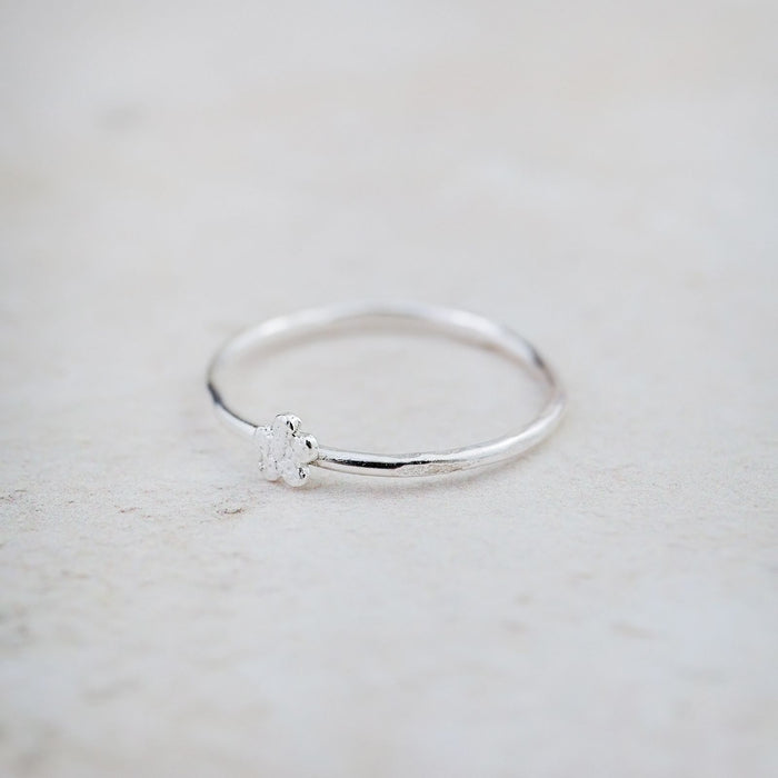 Sterling Silver Mini Flower Ring