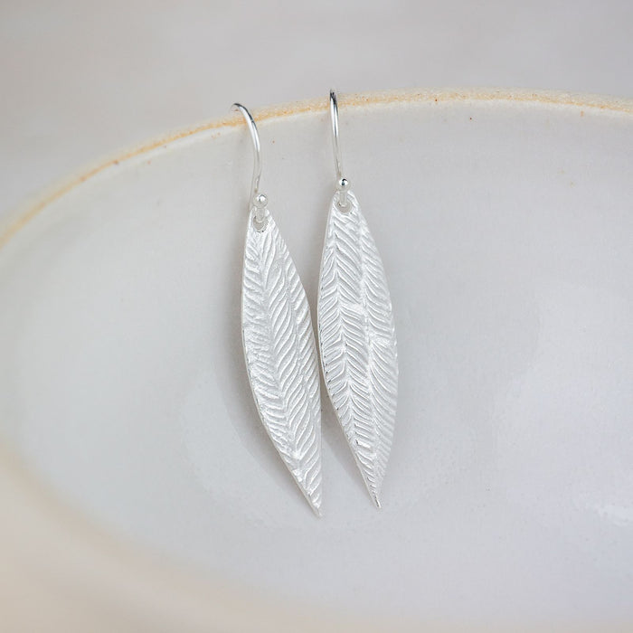 Sterling Silver Palm Earrings