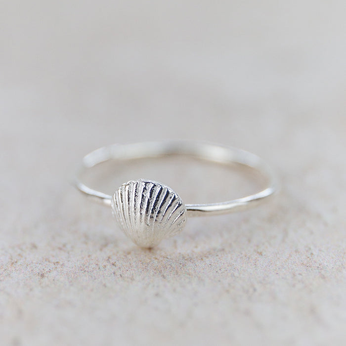 Sterling Silver Shell Ring
