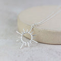 Sterling Silver Sun Pendant
