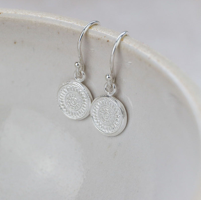 Sterling Silver Talisman Earrings