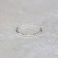Sterling Silver Textured Stacking Ring