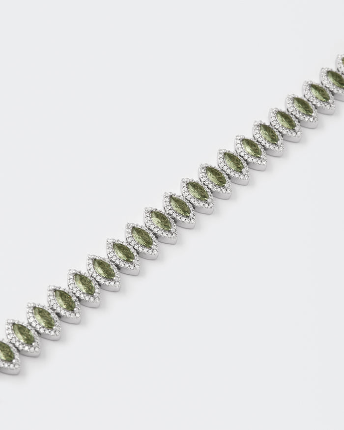 DARKAI Tennis Marquise Necklace Detail Picture