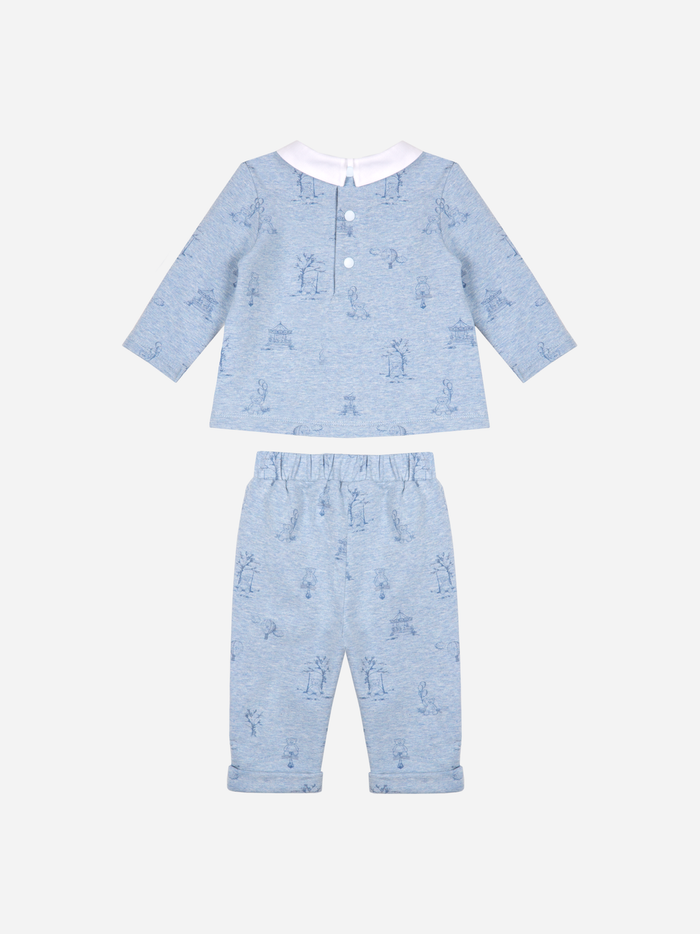 Toile de Jouy Fleece Set