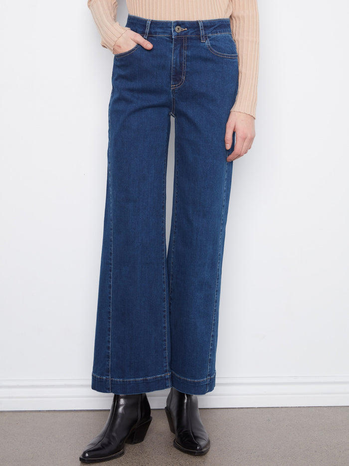 Ankle length denim jeans offer both style and comfort, making them ideal for any casual occasion. By Charlie B.
