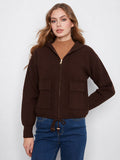 The large patch pockets on this jacket offer convenience and style, making it ideal for everyday use by Charlie B.