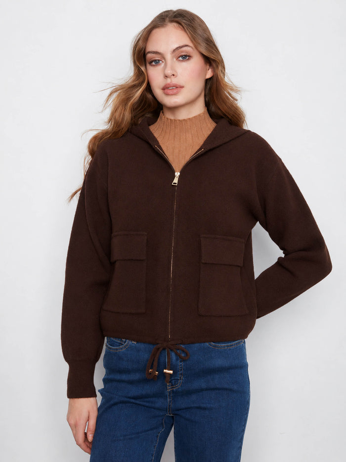The large patch pockets on this jacket offer convenience and style, making it ideal for everyday use by Charlie B.